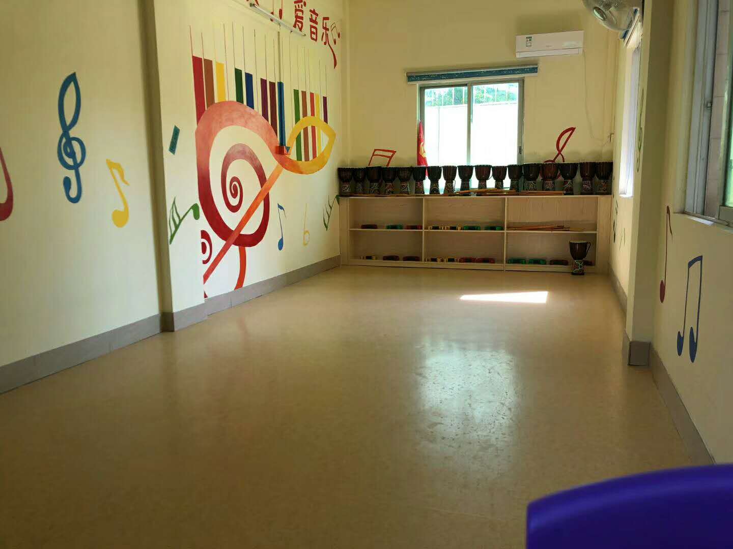 旭日幼儿园PVC地板案例