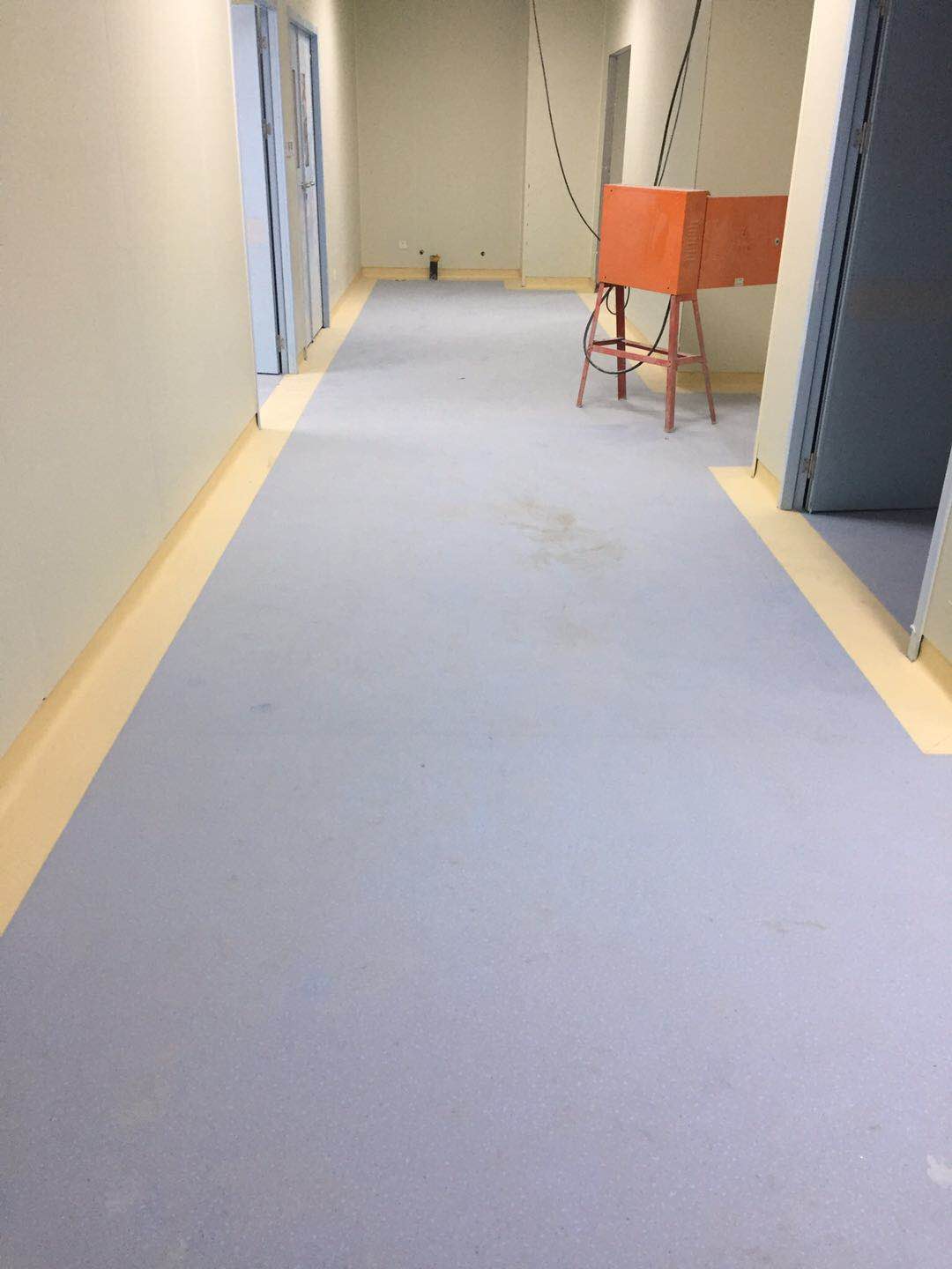 陕西省延安市中医院PVC塑胶地板工程